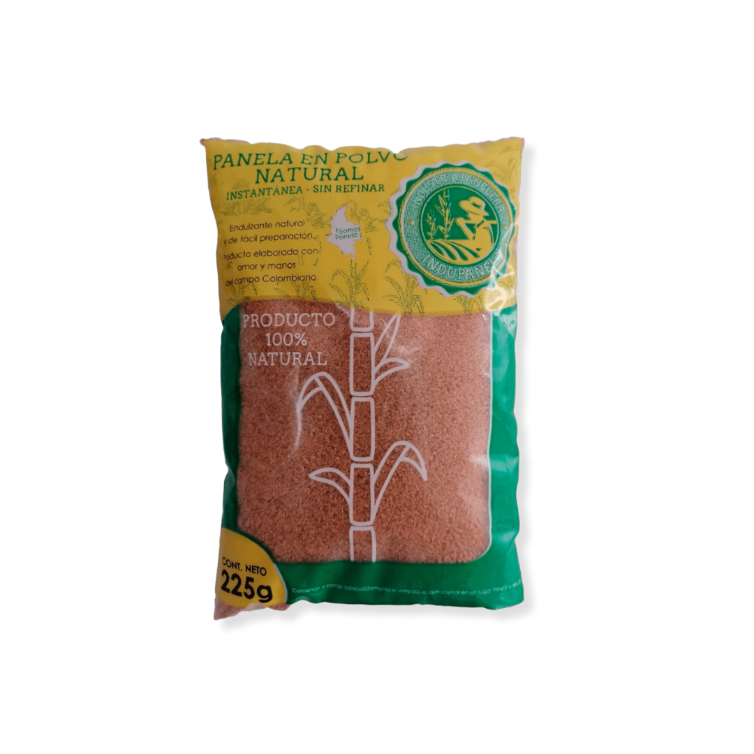 Panela en Polvo Natural – Bolsa x225 g