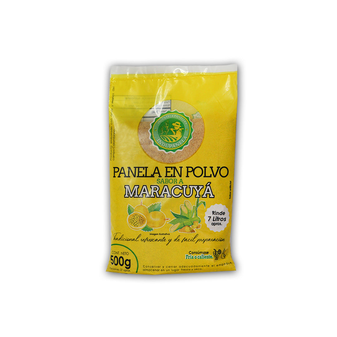 Panela en Polvo Saborizada – Maracuyá – Bolsa x500 g