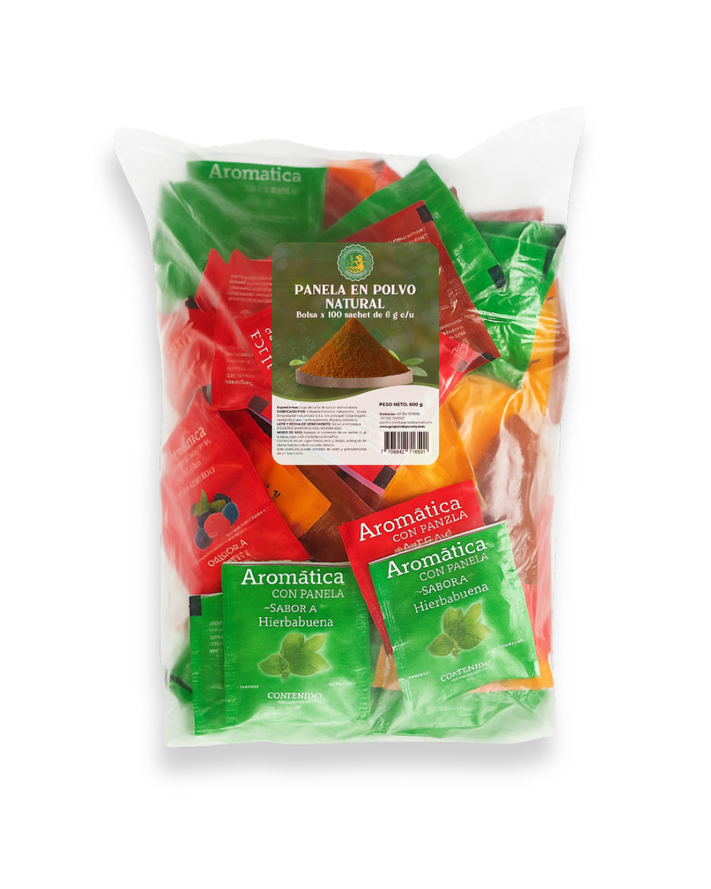 Aromáticas con Panela – Bolsa x6 g
